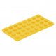 LEGO lapos elem 4x8, sárga (3035)